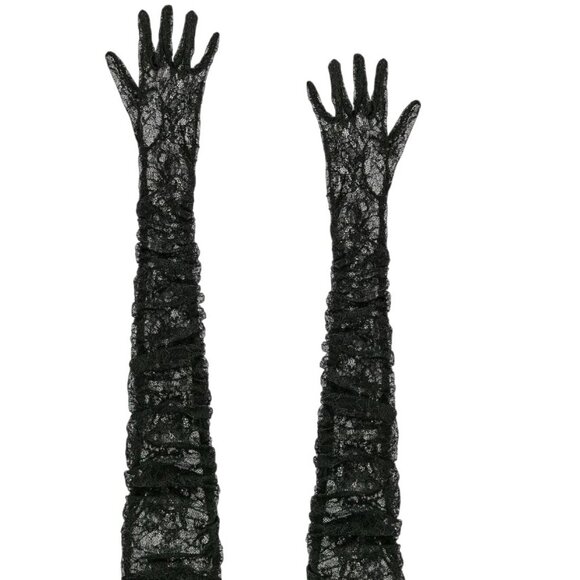 NBD Estrella Gloves in Black One Size New Womens Opera Length Formal Event - Picture 3 of 7